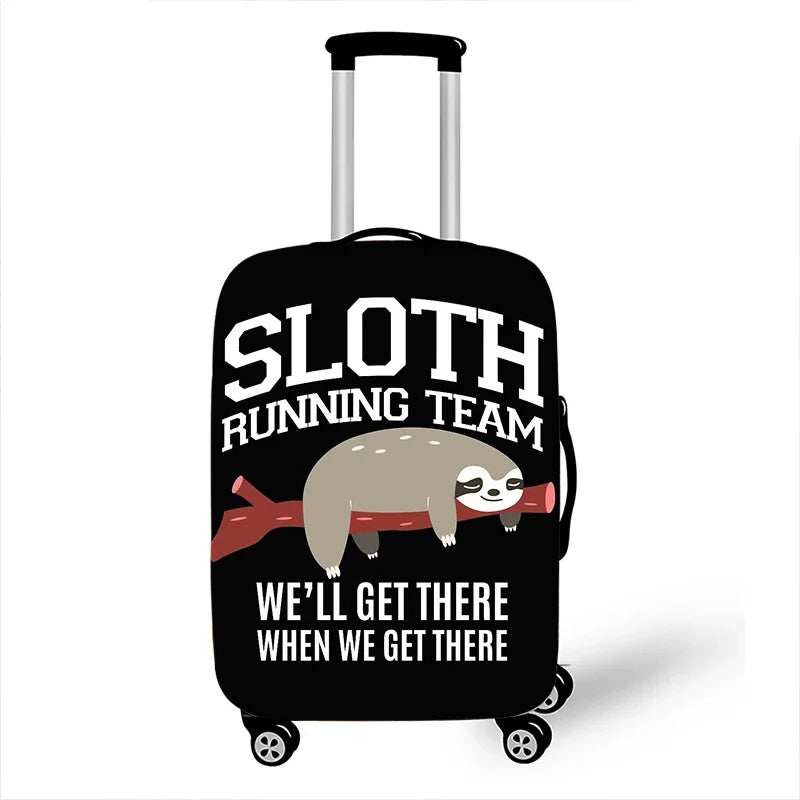 Sloth Print Luggage Cover