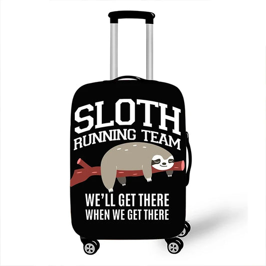 Sloth Print Luggage Cover