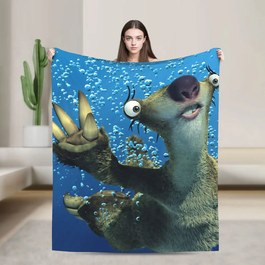 Ice Age Sid the Sloth Blanket