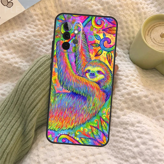 Vibrant Sloth Samsung Phone Case