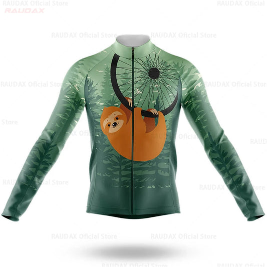 Sloth Long Sleeves Cycling Jacket