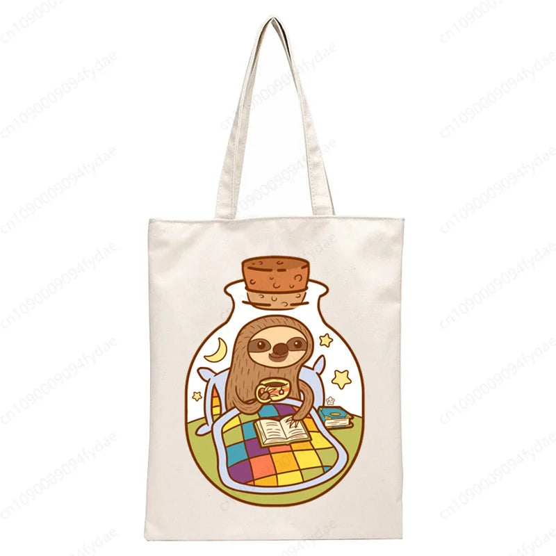 Assorted Sloth Tote Bag