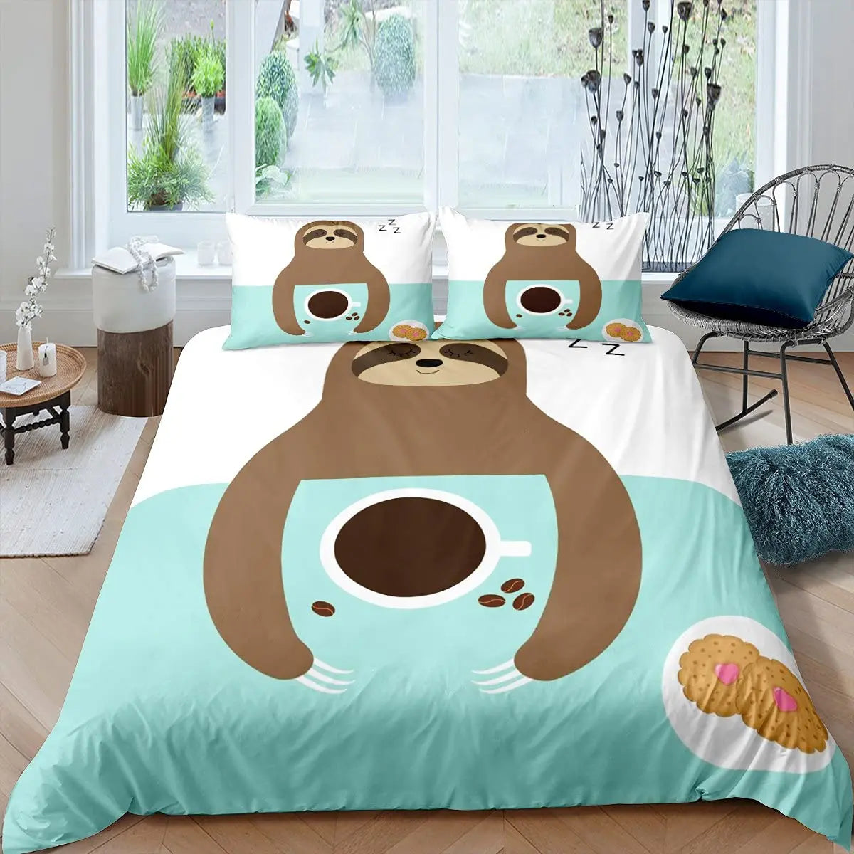 Sloth Bedding Set