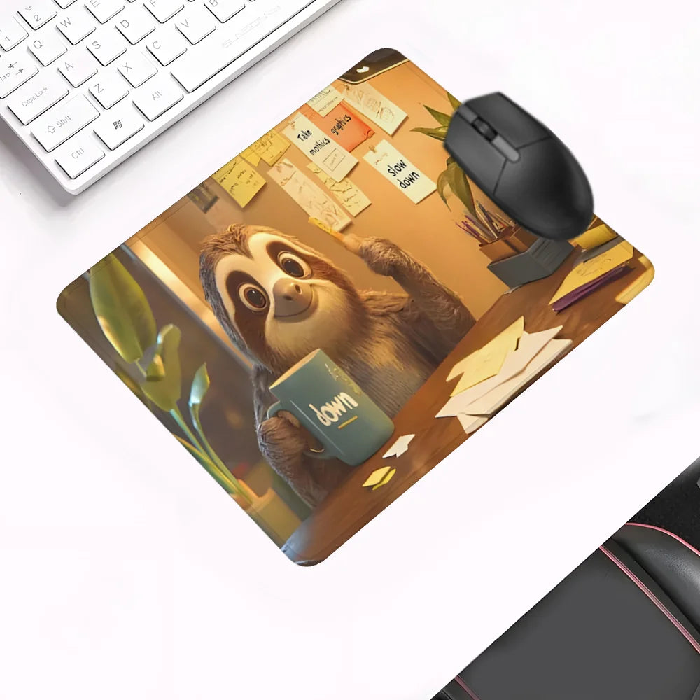 Adorable Sloth Work Companion Mouse Pad