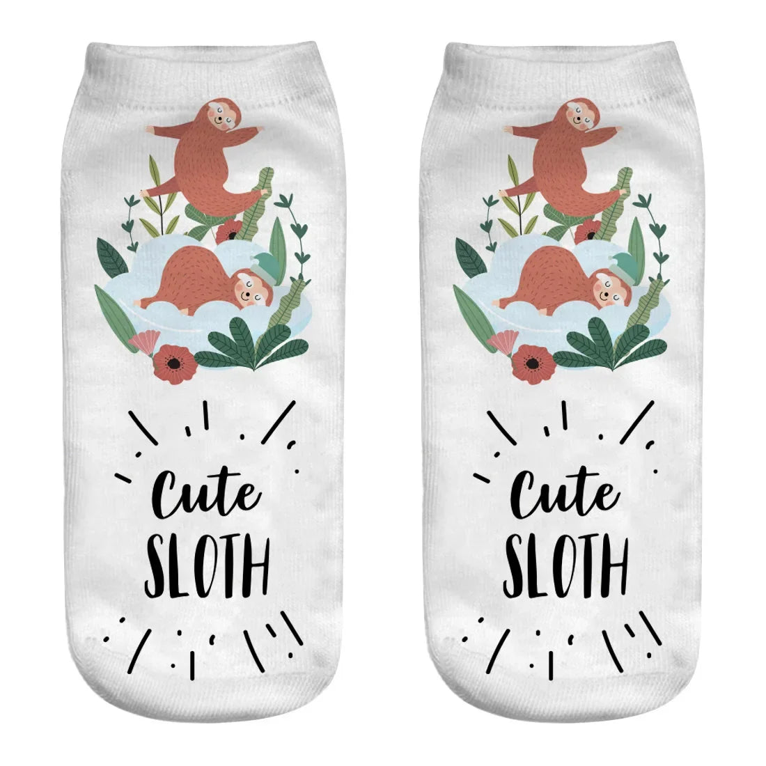 Various Cute Sloth Socks