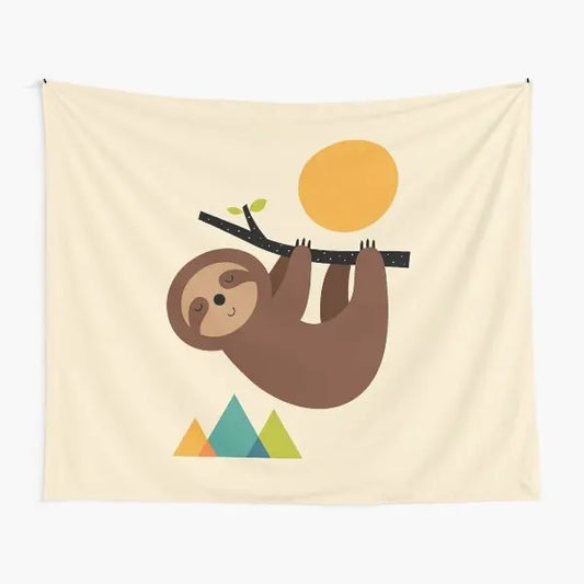 Cute Sloth Wall Art Tapestry