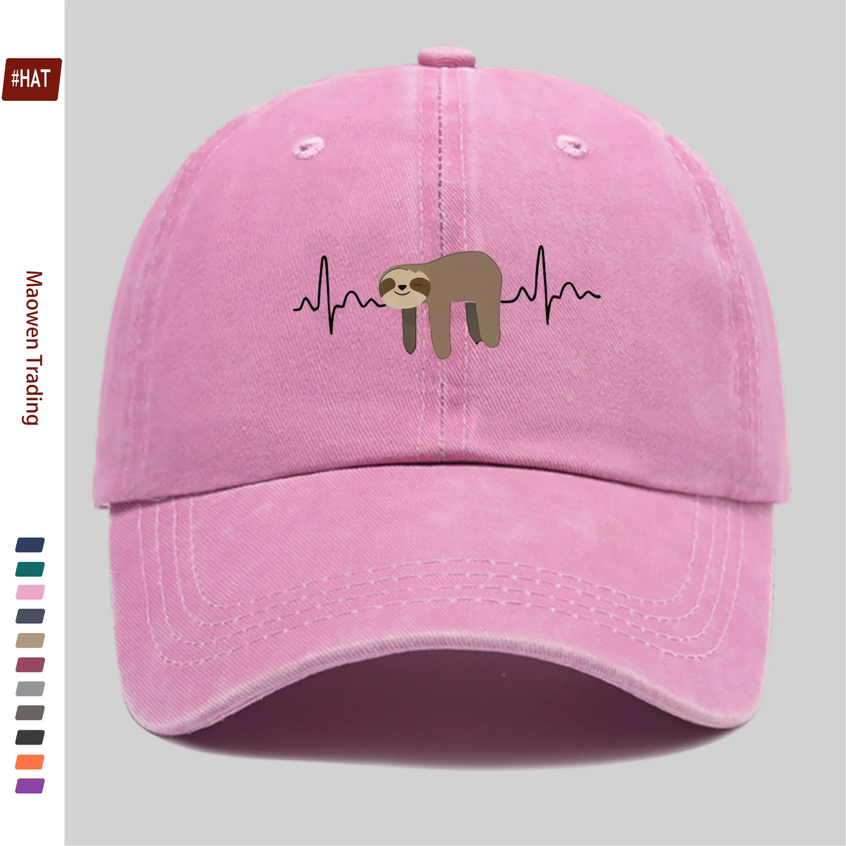 Sloth Print Baseball Cap product photo 6