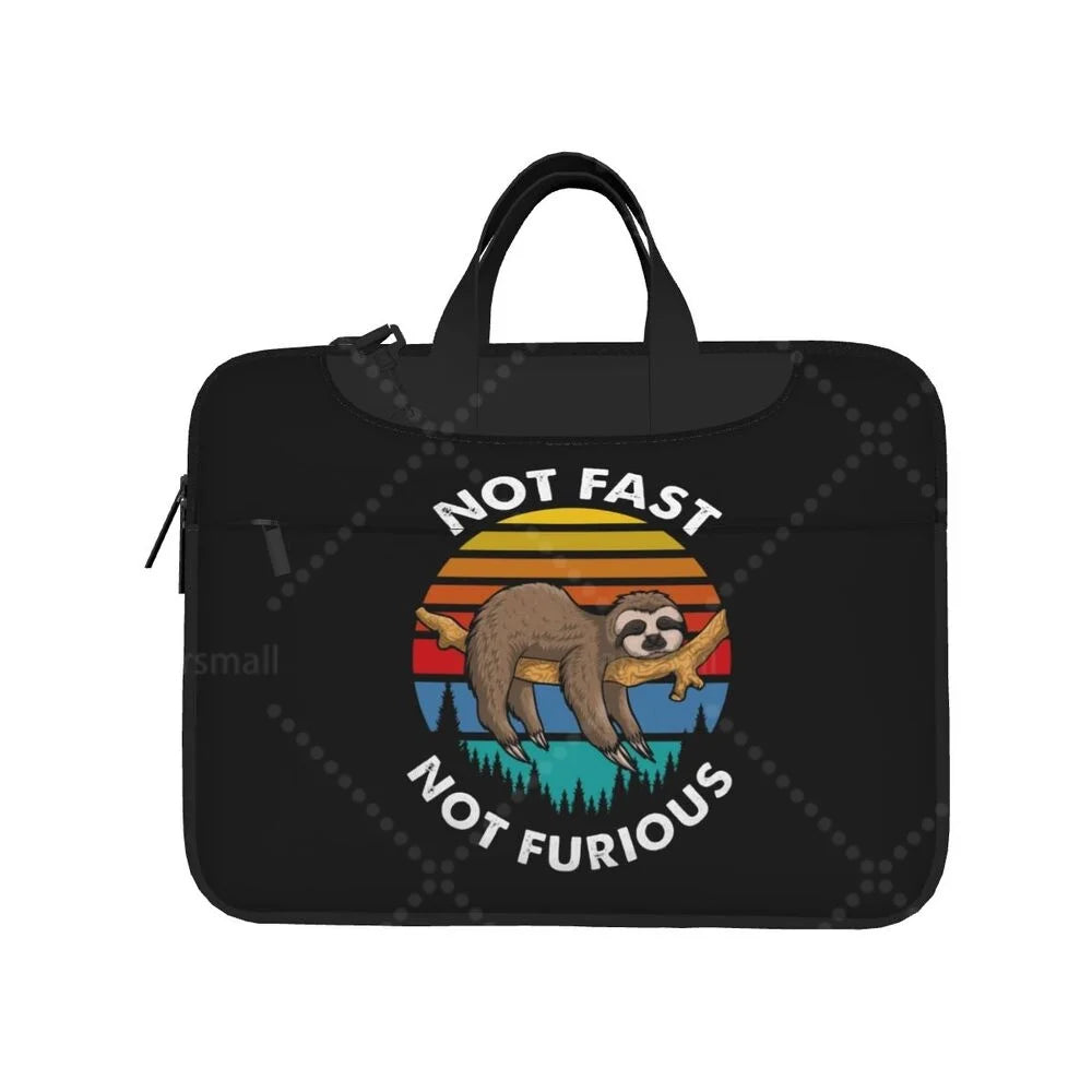 Not Fast Not Furious Sloth Laptop Shoulder Bag