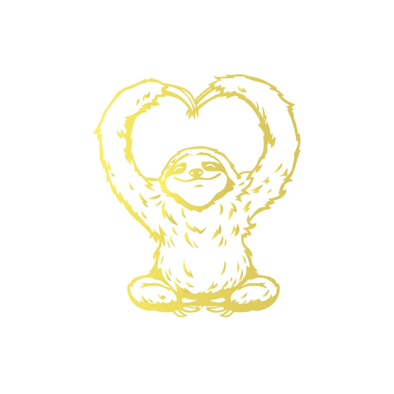 Happy Heart Sloth Sticker