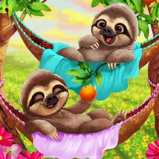 Adorable Sloth Diamond Art Kits