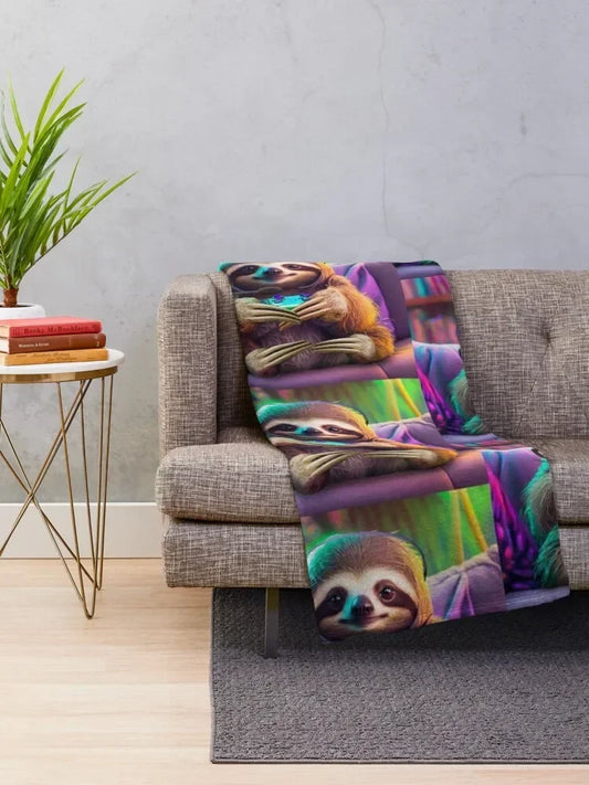 Gamer Sloth Blanket