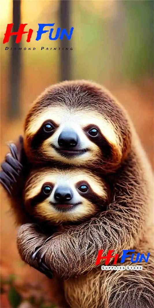 Sloth Diamond Art Kit