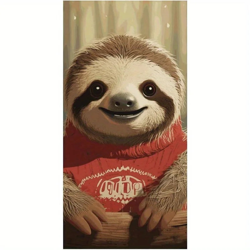 Sloth Fun Beach Towel