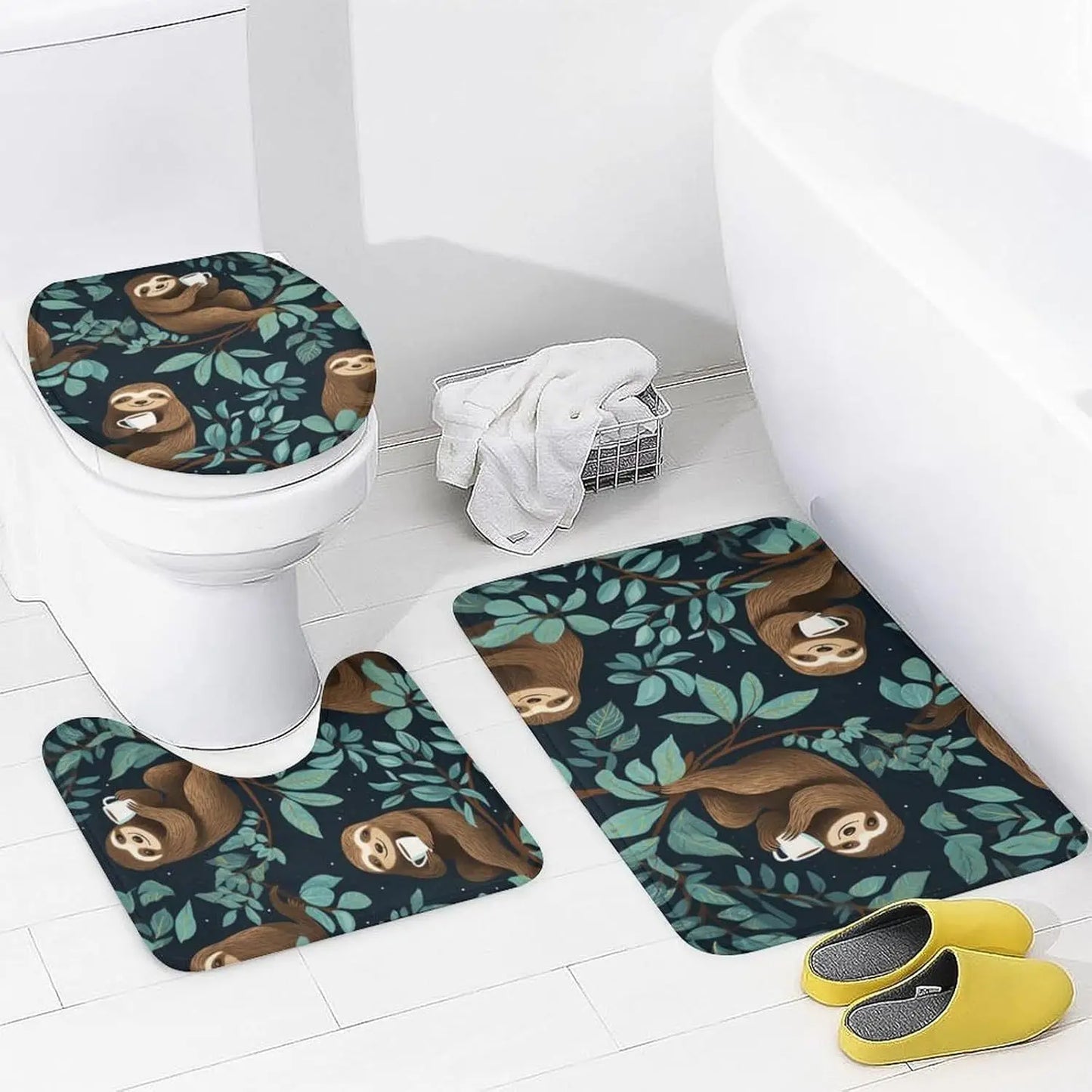 Sloth Bathroom Set