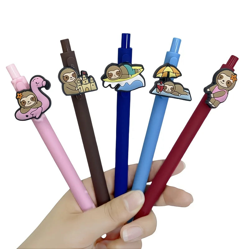 Beach Sloth Pen Toppers