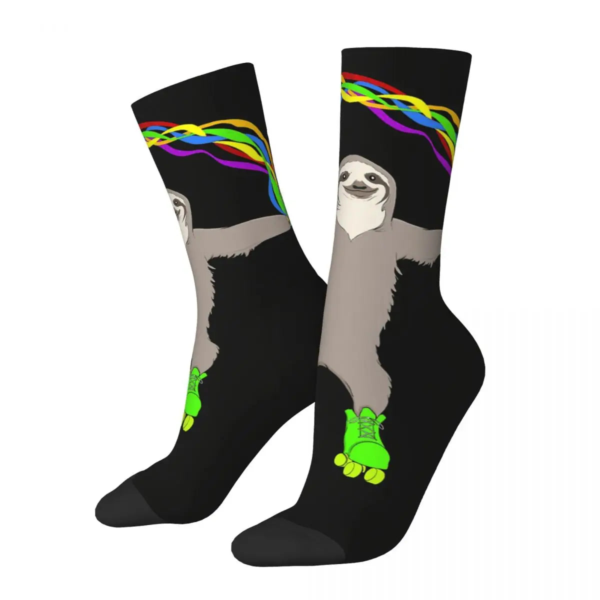 Hip Hop Roller Skating Sloth Socks