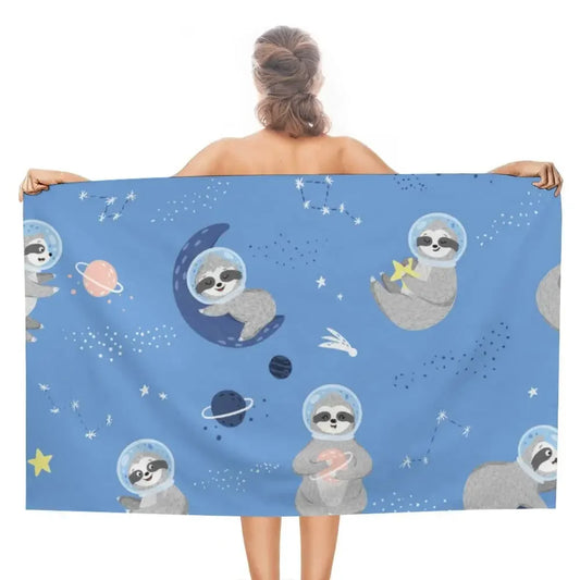 Astronaut Sloth Towel