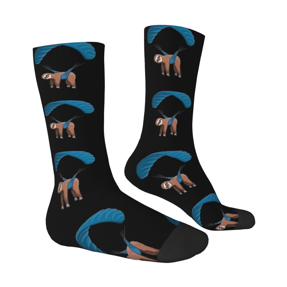 Paragliding Flying Sloth Socks