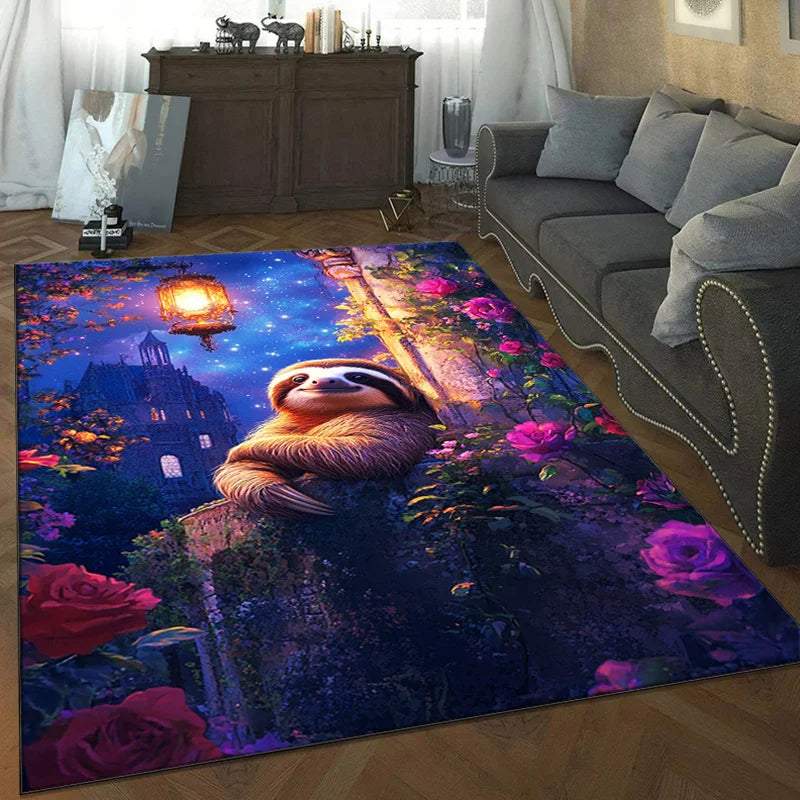 Night Time Sloth Carpet