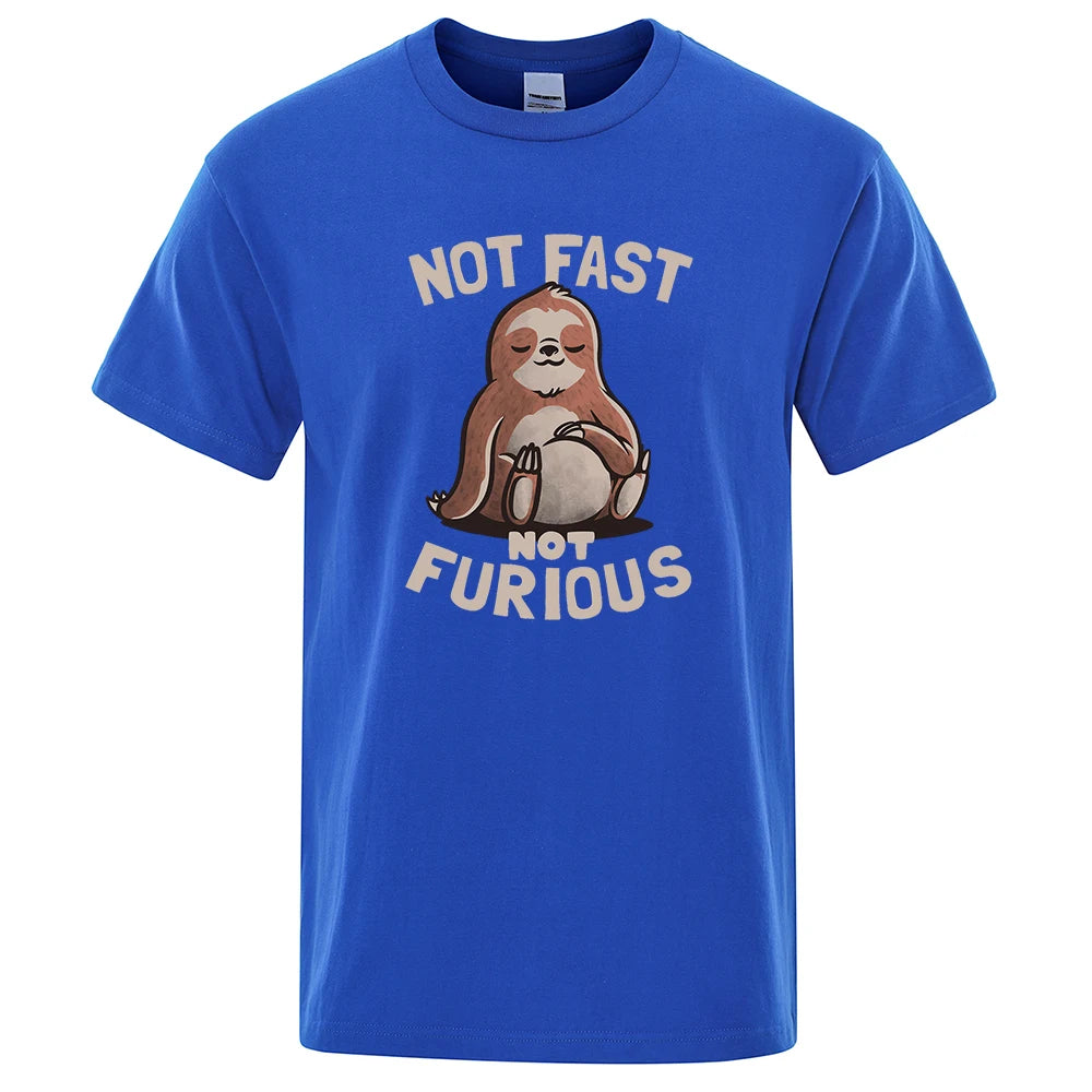 Not Fast Not Furious Sloth T-Shirt