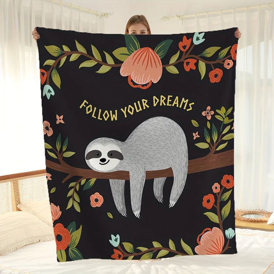 Follow Your Dreams Sloth Blanket product photo 1