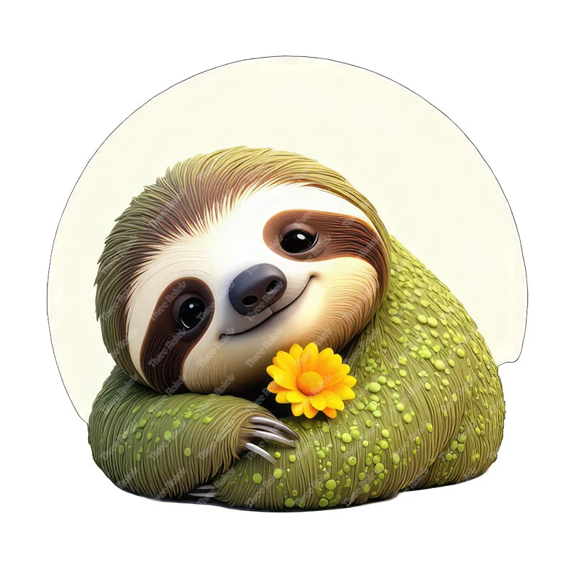 Forest Sloth Wall Stickers