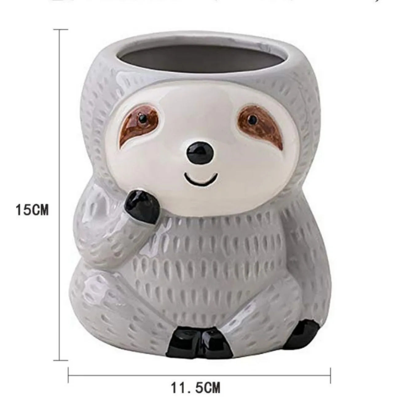 Cute Sloth Succulent Plant Pot