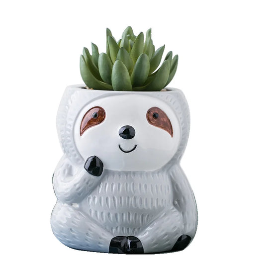 Cute Sloth Succulent Plant Pot