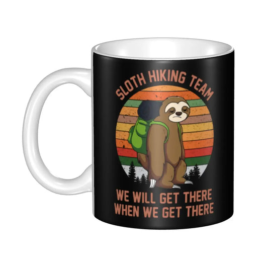 Sloth Hiking Team Mug
