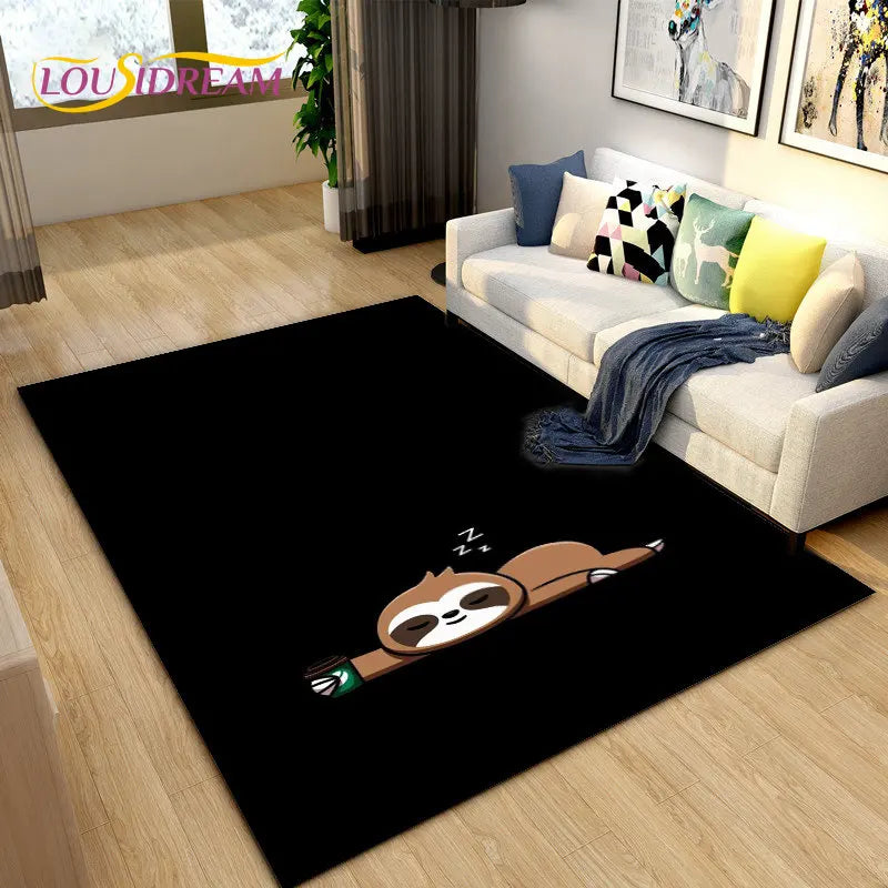 Assorted Cute Sloth Carpets