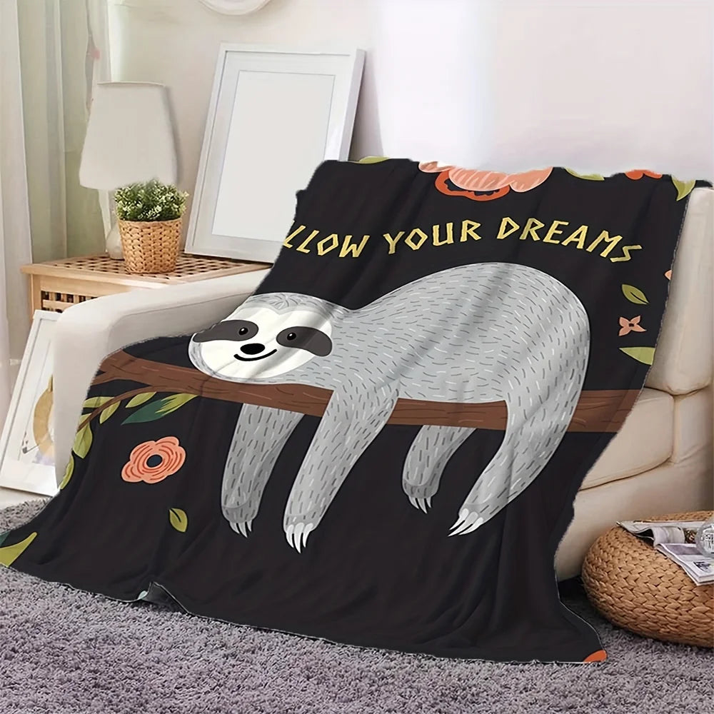 Follow Your Dreams Sloth Blanket