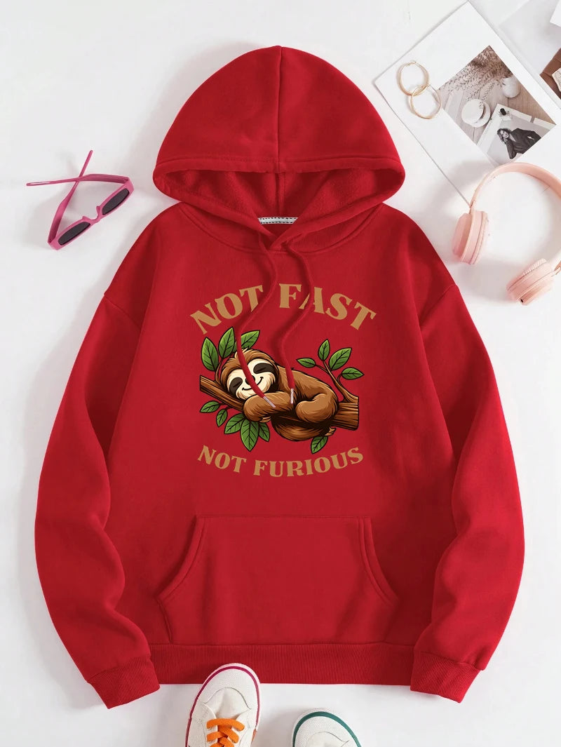 Not Fast Not Furious Sloth Hoodies
