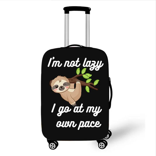Sloth Print Luggage Cover