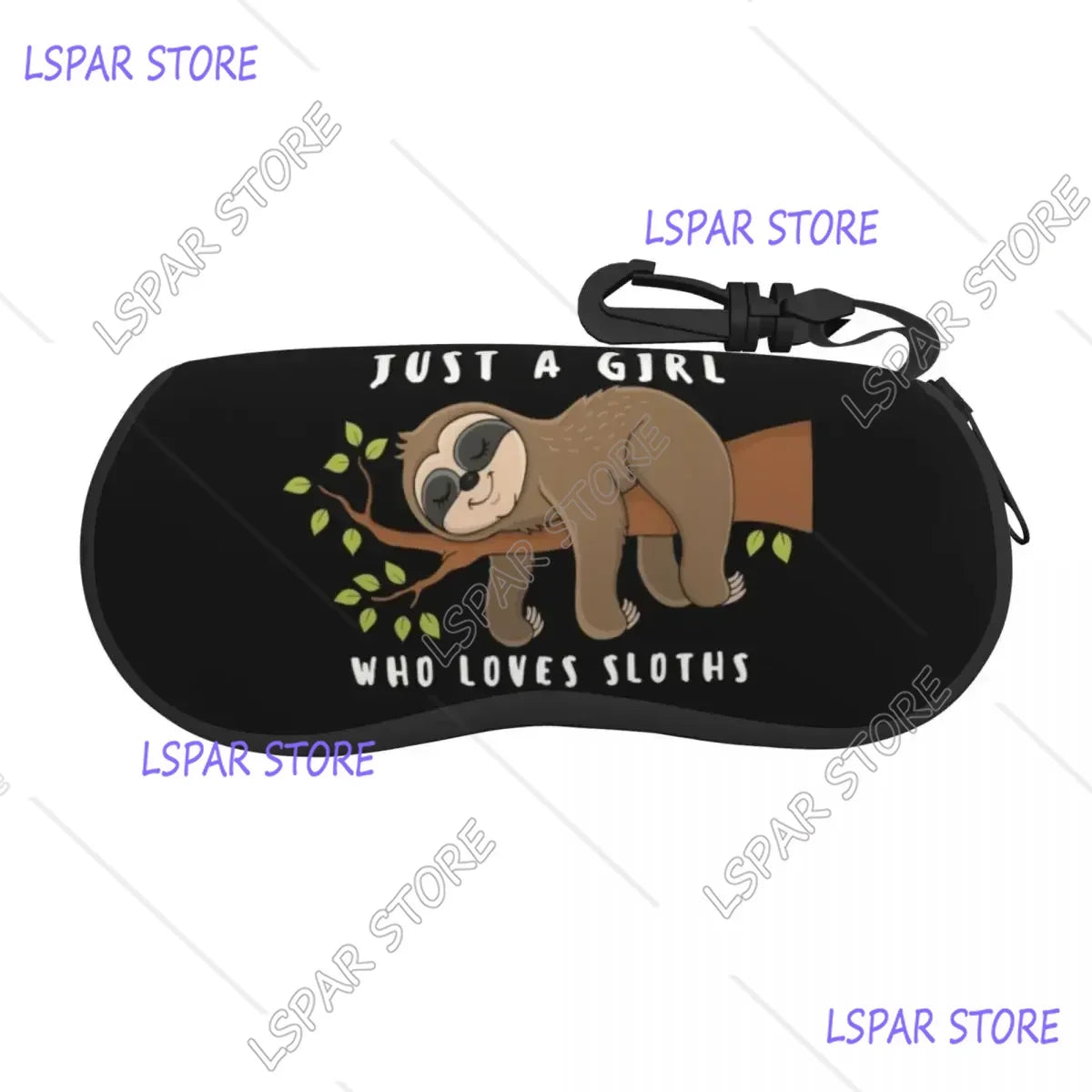 Cute Sloth Pattern Glasses Case
