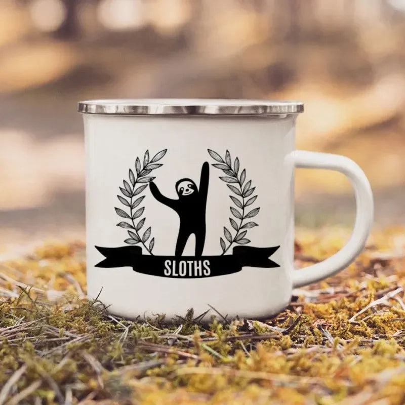 Sloths Enamel Mug