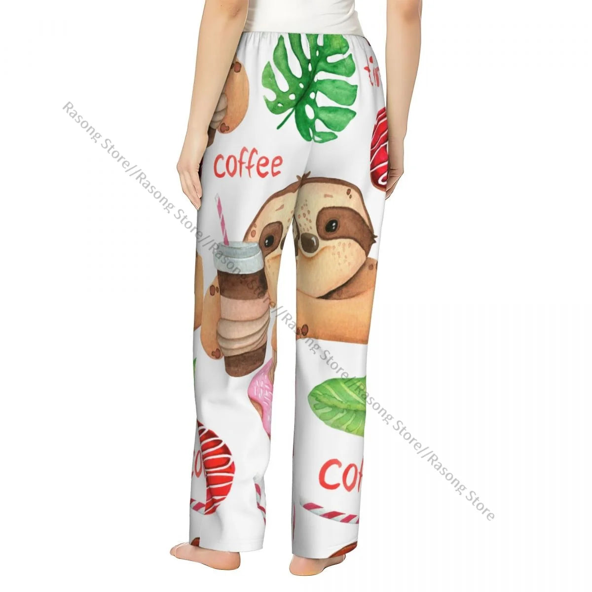 Cozy Flannel Sloth Pajama Bottoms