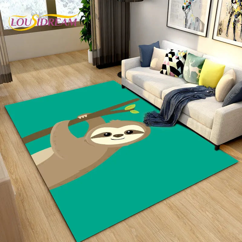 Assorted Cute Sloth Carpets