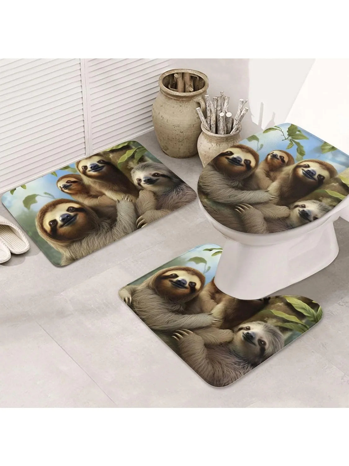 Sloth Bathroom 3 Piece