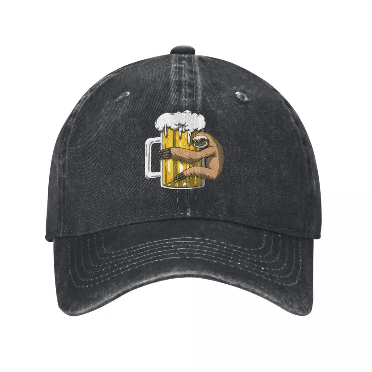 Sloth Beer Party Baseball Cap