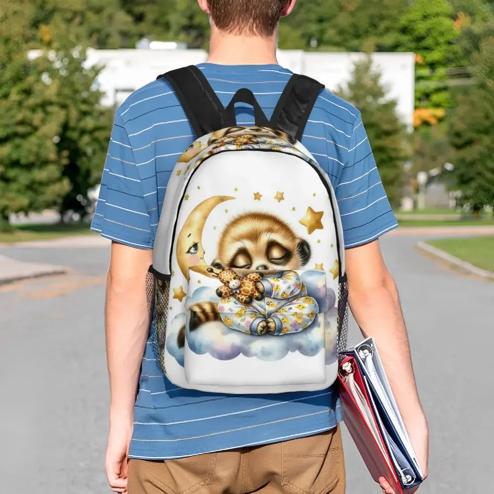Baby Sloth With Moon & Stars Backpack