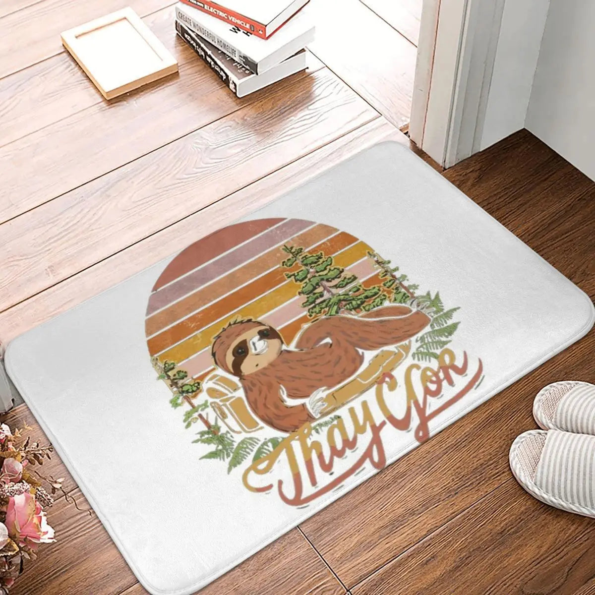 Sloth Hiking Team Doormat