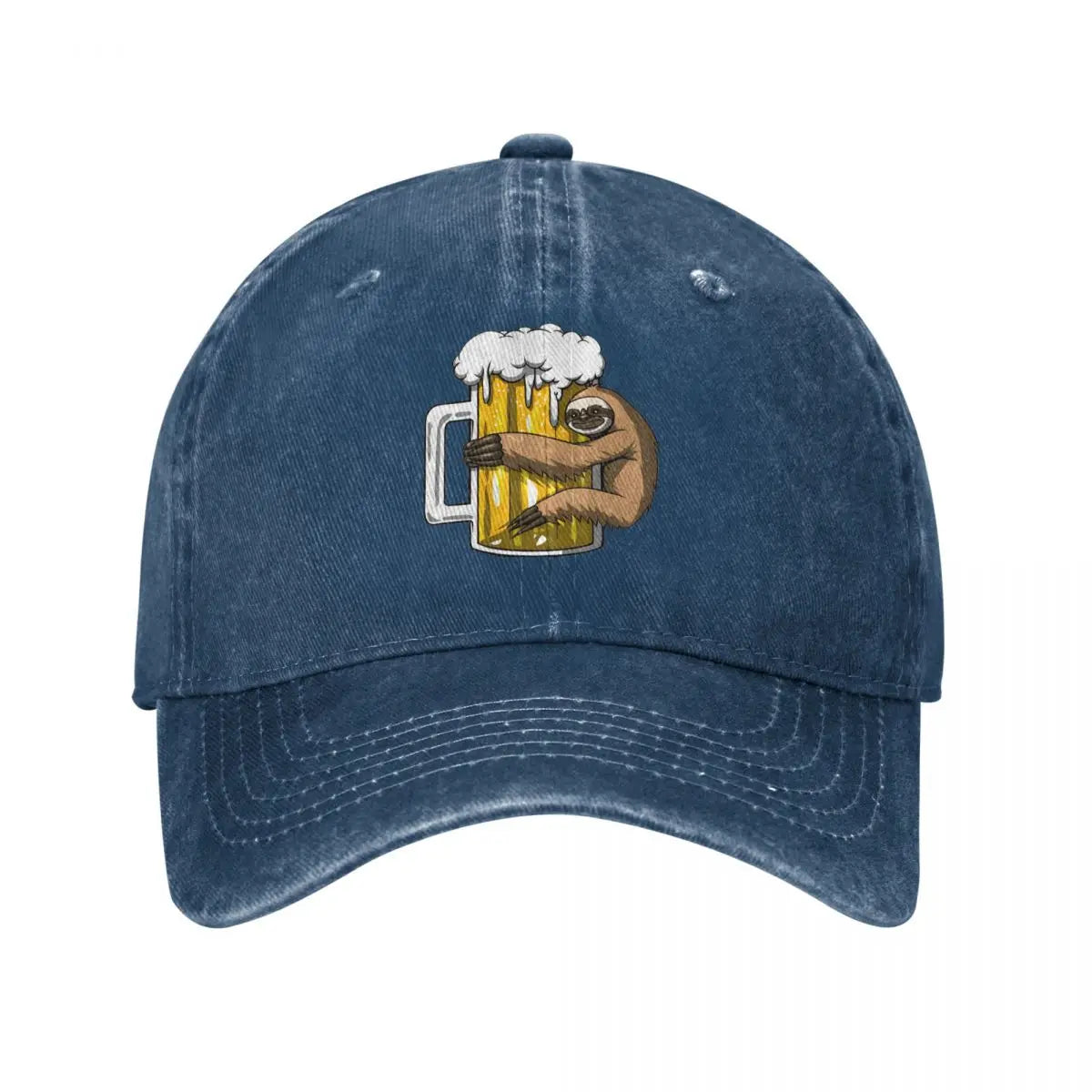 Sloth Beer Party Baseball Cap