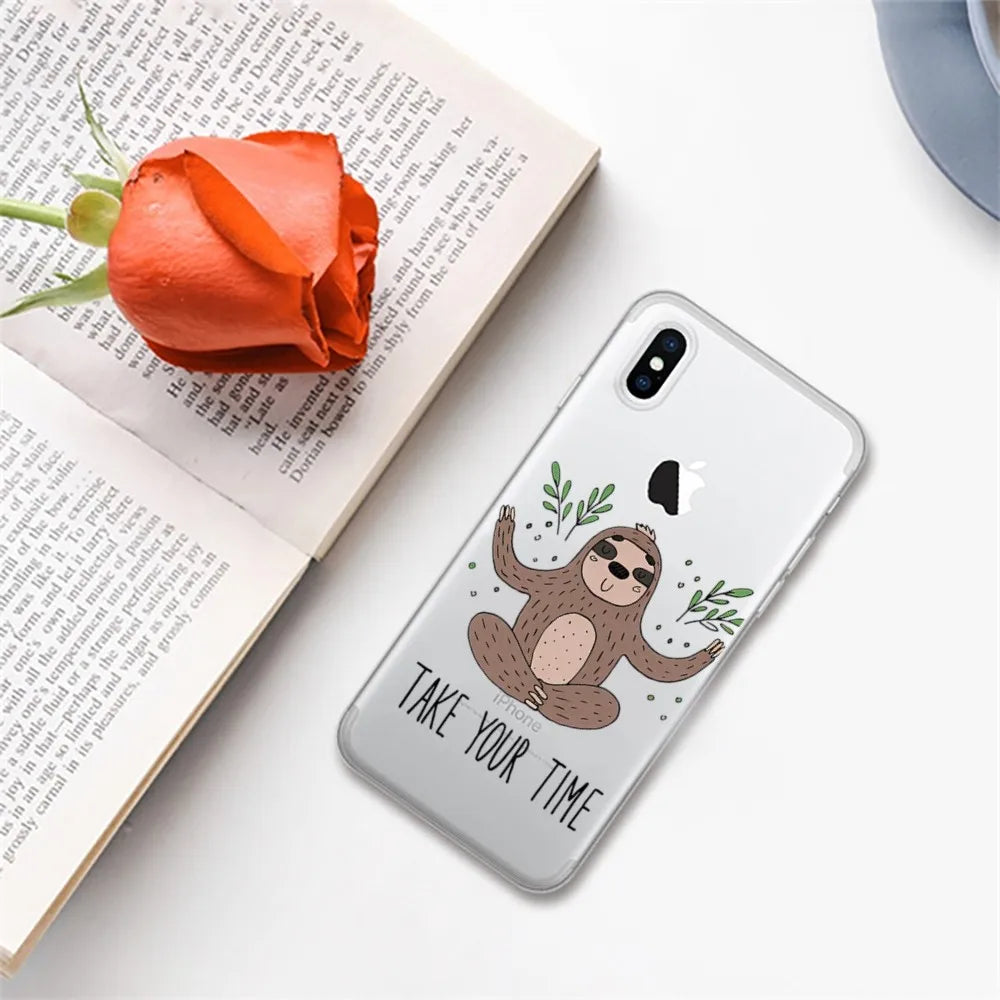 Take Your Time Sloth iPhone Case