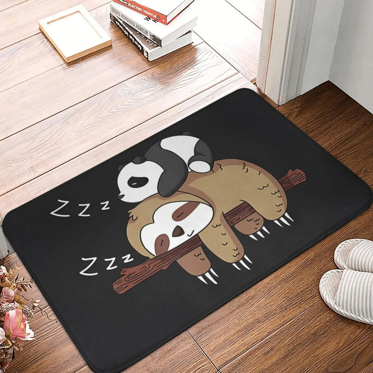 Panda & Sloth Sleeping Doormat