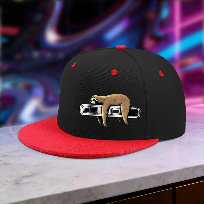 Sloth Printed Adjustable Baseball Cap