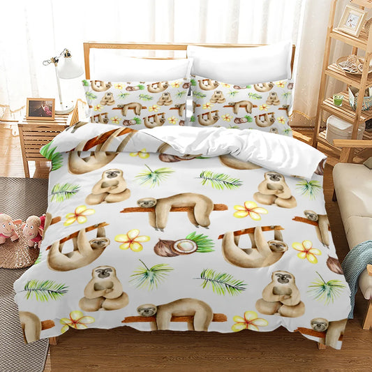 Sloth Duvet Cover Set
