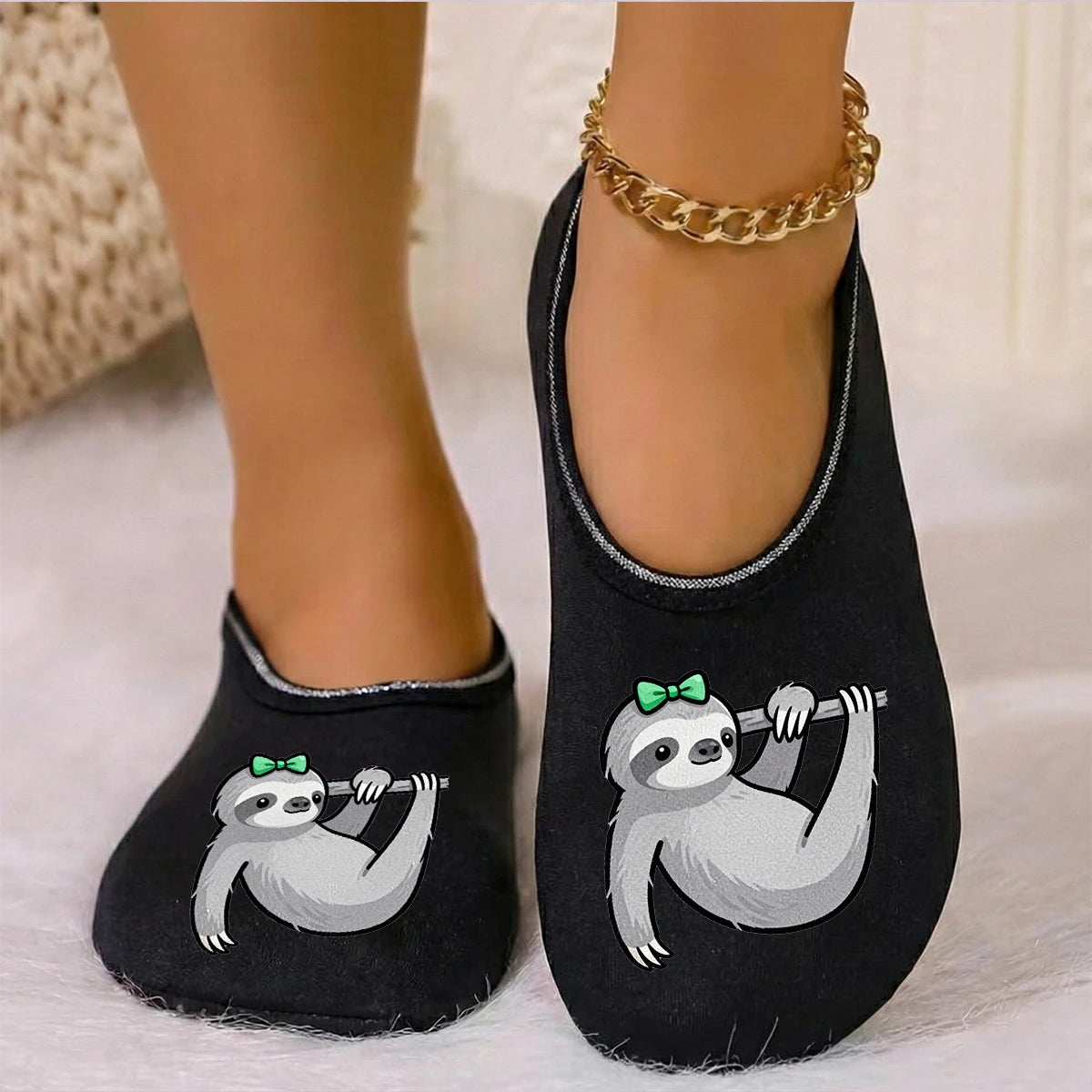 Sloth Colorful Slippers