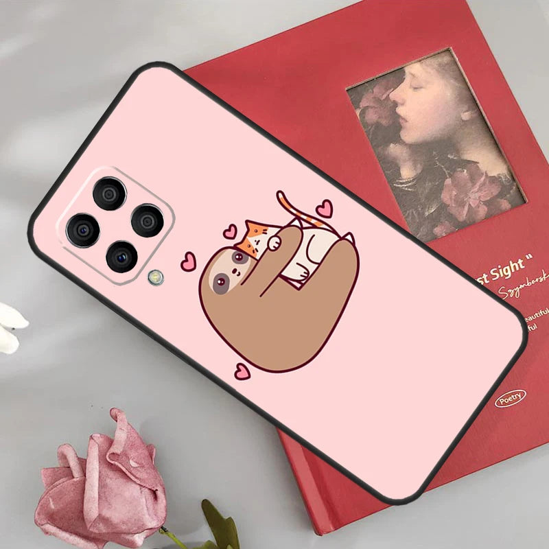 Sloth & Cat Samsung Phone Case product photo