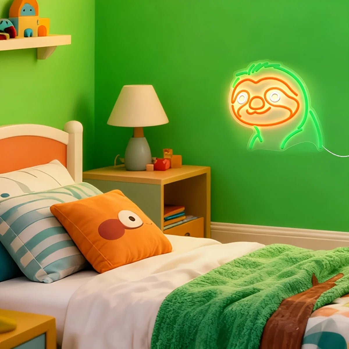 Neon Sloth LED Light