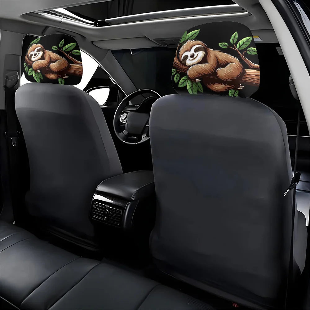 Sloth Headrest Car Covers